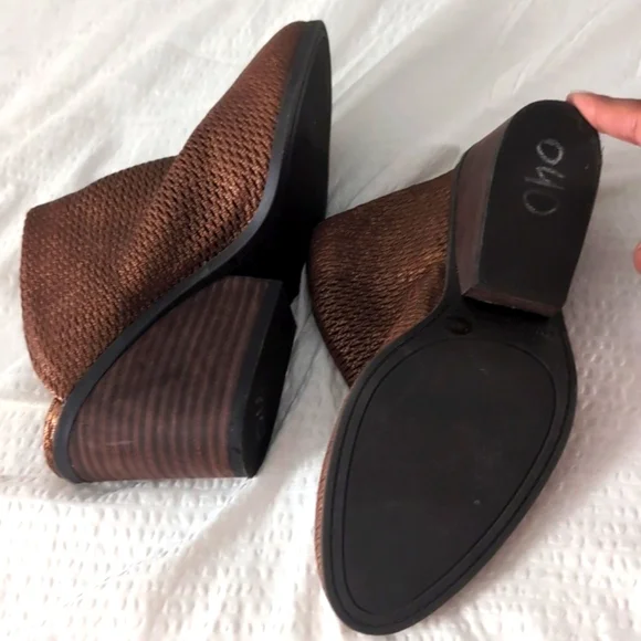 Lucky Brand LK- LARSSON Bronze Leather Mule/ Clog Size 7.5 - Picture 7 of 12